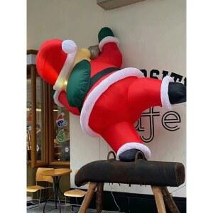 인형 조명 크리스마스소품 줄타는 대형인형 산타 벽타는 포토존 트리 등반 에어풍선