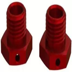 ARRMA 알루미늄 휠 헥스 17mm 두께 14.6mm 빨간색 2개 ARA311035