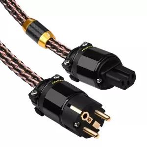 최 파워 전원 케이블 24가닥 무산소 CD플레이어 HiFi 단결정 구리 오디오 코드