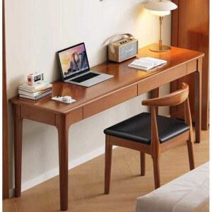 슬림책상 폭좁은 테이블 자취생 좁은 거실 베란다 원목 폭좁은책상 슬림테이블 보조선반