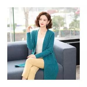 여자롱가디건 춘추복 하프 니트 카디건 아우터 스웨터 ible3
