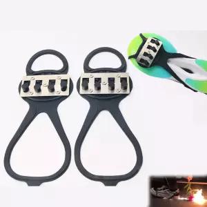 VISIOlex 자전거 풋 도구 플린트 스파크 패드 라이딩 마찰 점화 커버(오토바이 압력 슈 슬라이더 발 스쿠터