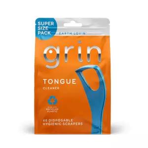 GREN 혀 클리너 48 카운트 일회용 위생적인 스크레이퍼 재활용 플라스틱 깨끗한 신선한 입냄새 촉진 안전한