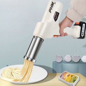 가정용 제면기 파스타 화이트 면 제조기 기계 국수 12V강력한파워3금형 뽑는