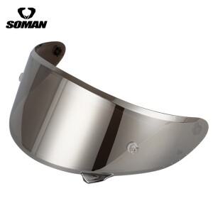 SOMAN 자외선 차단 풀페이스 헬멧 바이저 렌즈 바이크 오토바이 액세서리, SM961 X8 타이코