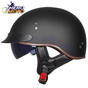 레트로 바이크 오토바이 헬멧 여름 모토 하프 독일 클래식 카스코 도트 인증 Capacete De Moto 남자