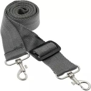 호르디온 스네어 드럼 슬링 스트랩 벨트 조절 가능한 나일론 어깨 그레이