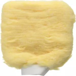 커프가 달린 골드 워시 미트