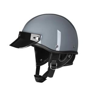 빈티지 바이크 오토바이 헬멧 독일산 가죽 오픈 페이스 레트로 초퍼 바이커 파일럿 DOT 인증 사이즈 S-XXL