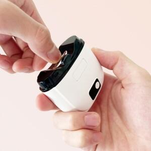 전기 손톱깎이 LCD 디스플레이 LED 조명이 있는 3단 속도 자동 어린이 성인 노인을 위한 충전식