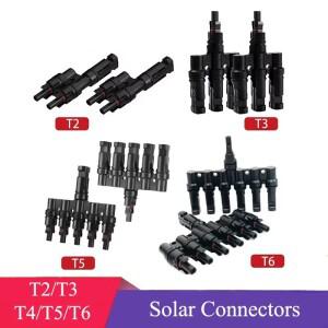T2 T3 T4 T5 T6  광 PV 분기 커넥터 에너지 2/3/4/5/6IN 1OUT 어댑터 전지 패널 케이블 커플러 결합기