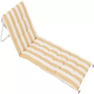 써니라이프 리클라이닝 비치 체어 망고 베이 골든 머스타드 스트라이프