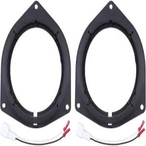 ApplianPar 차량용 스테레오 도어 스피커 어댑터 장착 플레이트 6.5인치 스탠드 링 키트배선 커넥터 하네스