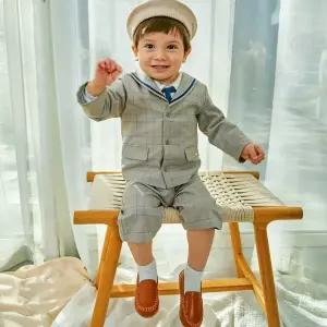 [롯데백화점]오가닉맘 모던체크정장긴소3PCS MIST3P02