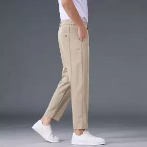 팬츠 캐주얼 정장 봄여름 테이퍼드 남자배기바지 트렌드 9부 ible1