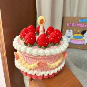 만들기 세트 소품 더블테이블 파티 세트D 캠핑 모형케이크 케이크 트리