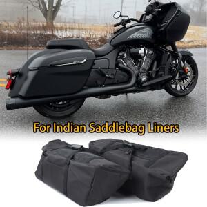 장착 스트랩이 있는  방수 인도 챌린저/로드마스터 바이크 오토바이 안장 가방, 내구성이 뛰어난 휴대용 수