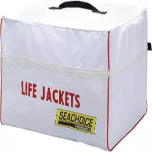 시초이스 헤비 듀티 6인용 구명조끼 휴대용 손잡이가 있는 나일론 보관 가방