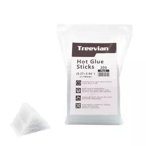 트리비안 미니 핫 스틱 200PCS 직경 0.27인치 길이 4인치 - DIY 공예 및 접착 프로젝트를 위한 모든 온도
