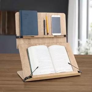 [원이안전] 독서용 북스탠드 2단 학생 책받침 공부 각도조절 독서대 책거치대  (본품)