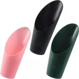 OSVJE 3종 분재 토양 스쿱 플라스틱 정원 삽 도구 식물 다육질 가볍고 안정적인 디자인을 위한 다채로운