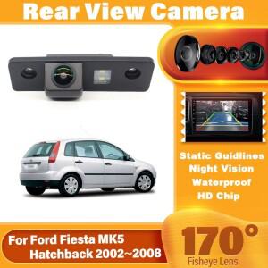 CCD HD Fisheye 후면보기 카메라 Ford Fiesta MK5 Hatchback 2002 자동차 역방향 주차 모니터