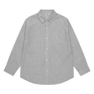 에꼴리에 sh06 루즈핏 스트라이프 셔츠 루즈핏 스트라이프 셔츠  26a5332