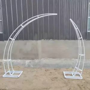 포토존 아치 웨딩 프레임 스탠드 장미 넝쿨 원형 촬영 꽃장식 스튜디오 백드롭