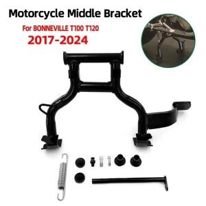 BONNEVILLE T100 2017 2020 바이크 오토바이 미들 킥스탠드 센터 주차 지지대