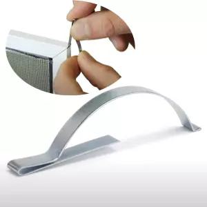 창문 스크린 텐션 스프링 코너 클립 알루미늄 채널에서 슬라이딩을 안전하고 안전하게 고정 1？4 폭 2-3/4