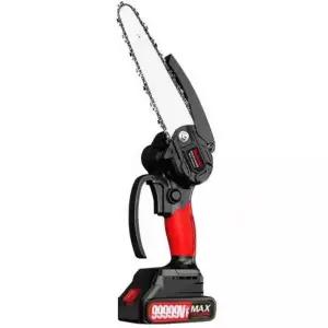 무선 충전식 전기톱 체인톱 6인치 소형 한손톱