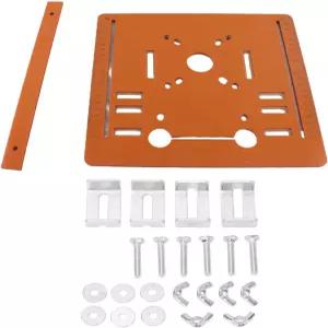 원형 톱 가이드 트랙 시스템 정밀 절단 레일 목공 지그 베이스 플레이트 포함 직선 톱질 도구 액세서리