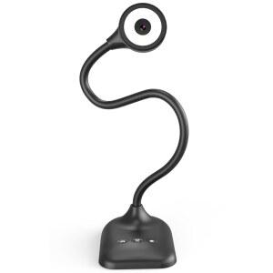 교사용 키치바이 문서 카메라 마이크 LED 조명 이미지 반전 Mac OS용 폴드 Windows OBS 원격 학습/교육 라이브 데모와 함께 작동하는