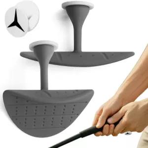 2팩 골프 그립 트레이너 보조 도구 실내/외 연습용 스윙 트레이닝 액세서리 보정 패드 자세 및 정확도 향상