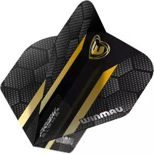 윈마우 프리즘 알파 블랙 골드 헥사곤 엑스트라 두꺼운 다트 비행 팩당 1세트총 3회