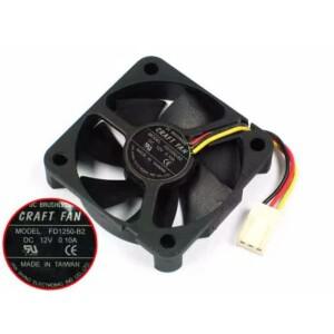 CRAFT FAN FD1250-B2 DC 12V 0.10A 50x50x10mm 3선 서버 냉각 팬