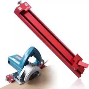 RUITOOL 원형 톱 가이드 레일 정밀 알루미늄 합금 조절 가능한 목공용 절단기 베이스 절단 및 밀링 작업을