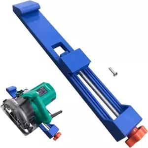 목재 타일 정밀 절단 작업을 위한 조절 가능한 기계 베이스 가이드 원형 톱 레일 전기 밀링 위치