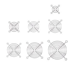 PC 케이스 냉각 팬 그릴 데스크탑 쿨링 핑거 가드 프로텍터 보호 커버, 40mm 120mm, 5 개입