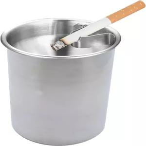 뚜껑이 있는 자동차용 재떨이 냄새 방지 스테인리스 스틸 컵 홀더 및 잡초용 무연 B