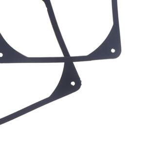 2/4개 120x120mm 실리콘 팬 마운트 - PC 케이스 냉각 팬용 방진, 충격 방지 개스킷