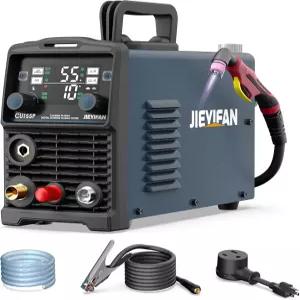 JEYIFAN 플라즈마 커터 55Amps 듀얼 전압 110/220V 인버터 IGBT 머신 1/2인치 클린 컷 포스트 플로우