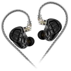 KZ ZAR 인이어 모니터 드라이버 하이파이 마이크 차단 헤드폰의 베이스 이어 컴포트 오디오 게이밍 IEM 모든 음악가 핏의 주파수 엔지니어 소음 하이브리드 스테레오 1DD 7BA 선명도 이어버드 없음 위한