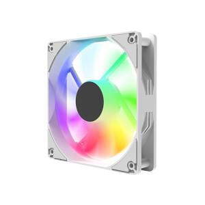 120mm PC 케이스 팬 데스크탑 컴퓨터 방열을 위한 12V RGB 순환 거울 조명 효과  내부  외부