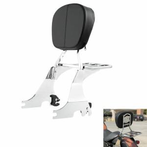 바이크 오토바이 등받이 수하물 랙 테일 박스 후면 Harley Sportster XL 883 1200 Custom 2004-2022