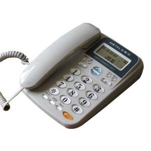 보텔 T121 사무용 유선 배터리 화기 듀얼 유 회사 벨소리 중노보텔 고정형 관리실