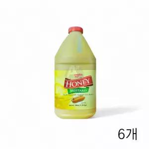 모아하우스 허니 머스타드 드레싱 1.8Kg X 6개 훈제 치킨 머스터드소스 샐러드 드래싱 핫도그소스