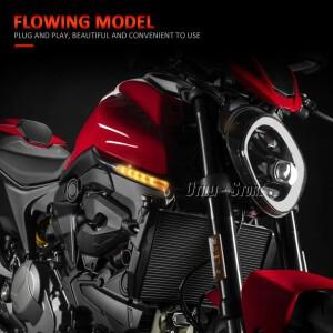 바이크 오토바이 액세서리 회전 신호 LED 조명 표시기 DUCATI Monster 937 MONSTER 950 용