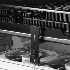 RGEEK 12cm 팬 위치 GPU 지원 프레임 데스크탑 그래픽 카드 홀더용 스테인레스 스틸 RTX 3090 4090의 처짐