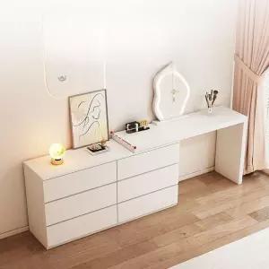 화장대 서랍장 기역자 서랍 책상 캐비닛 ㄱ자 모듈 파우더장 수납 콘솔 메